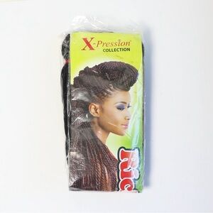X-Pression Rich Braid Hair Extension Brand New Colour 2 black 75 inch kanekalon